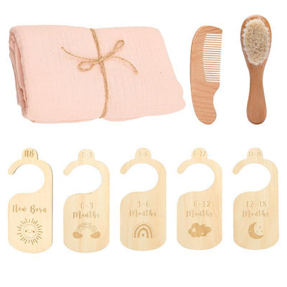 Baby Born Gift Set with Skin-friendly Towel and Brush