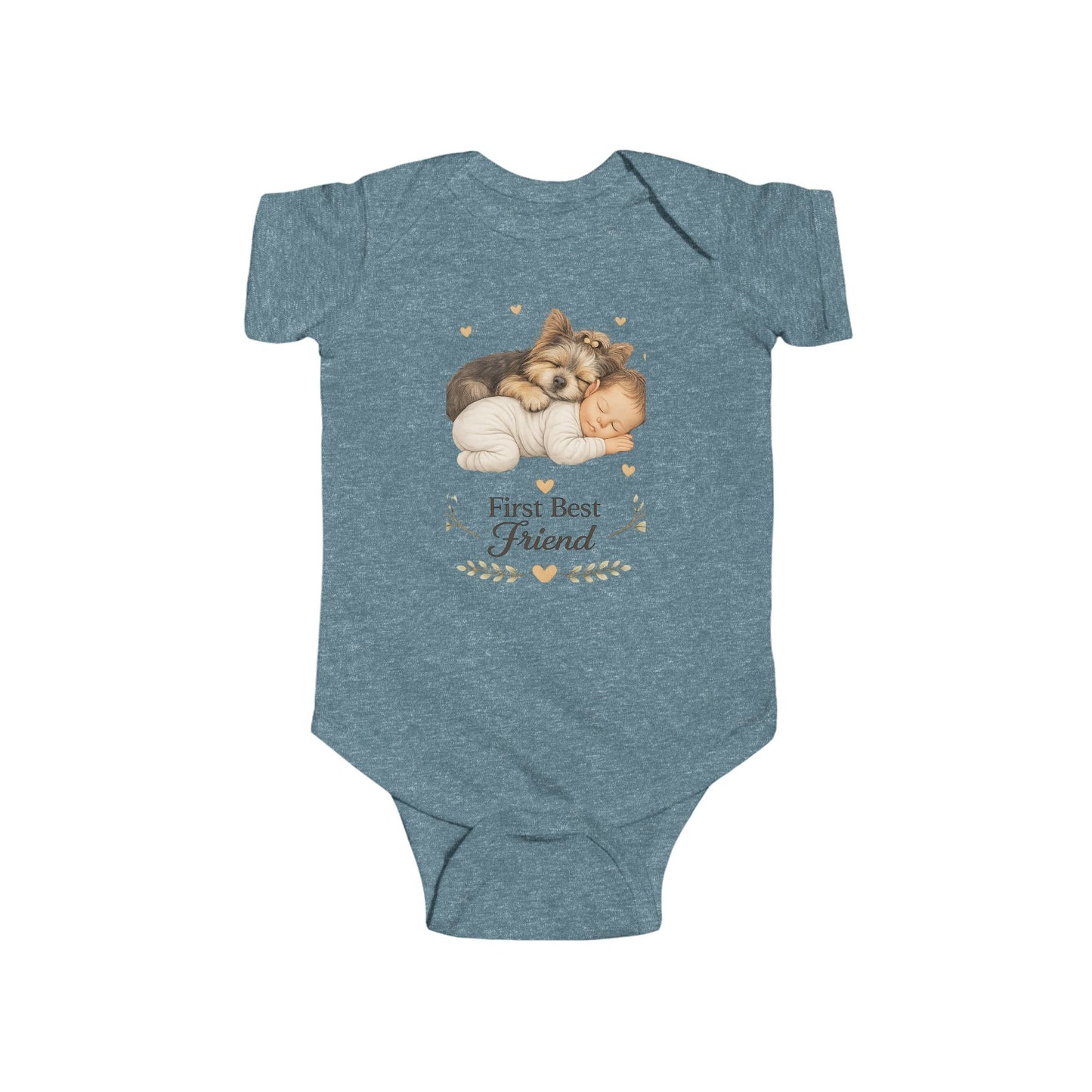 First Best Friend - Yorkie | Baby Bodysuit