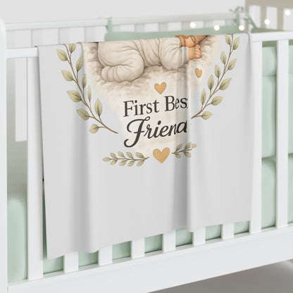 First Best Friend - Yorkie | Baby Swaddle Blanket
