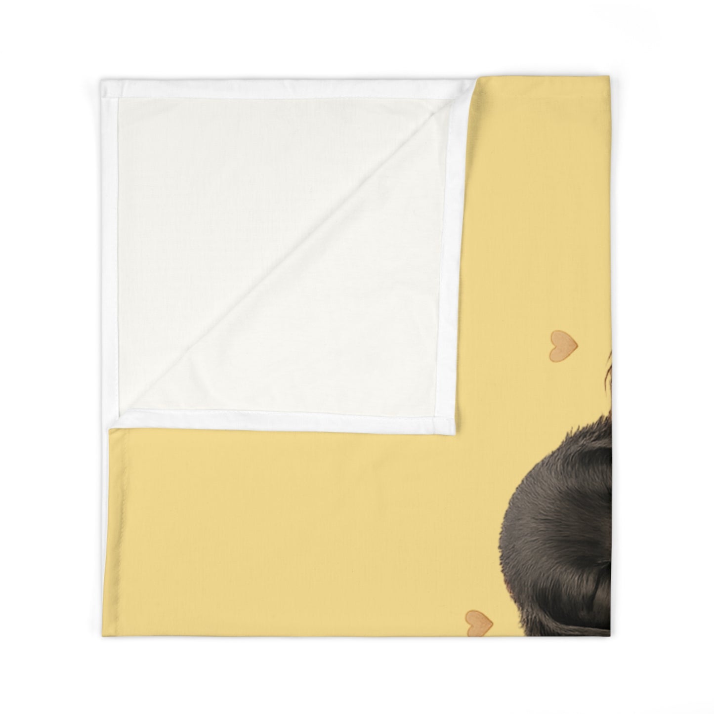 First Best Friend - Black Lab | Baby Swaddle Blanket