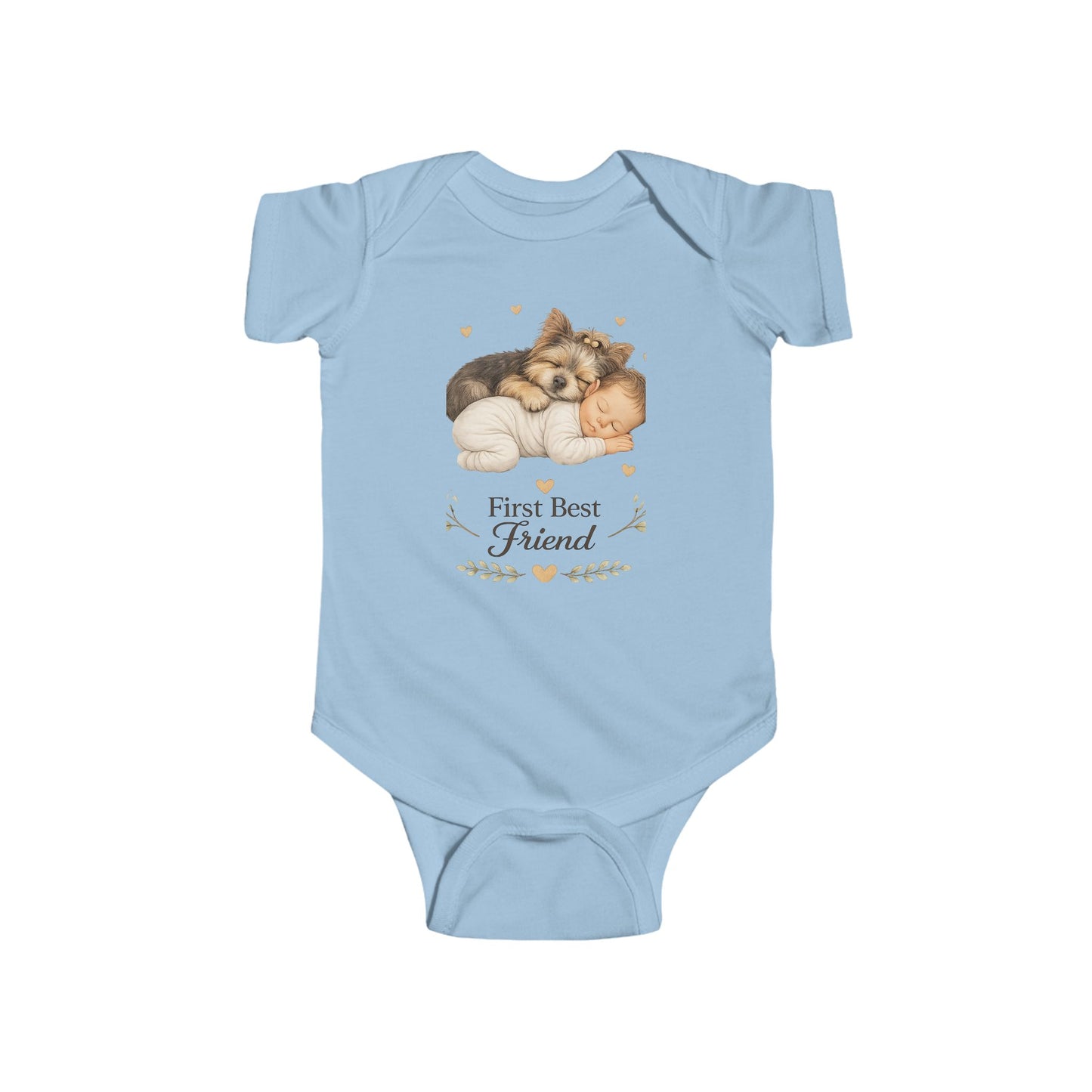 First Best Friend - Yorkie | Baby Bodysuit
