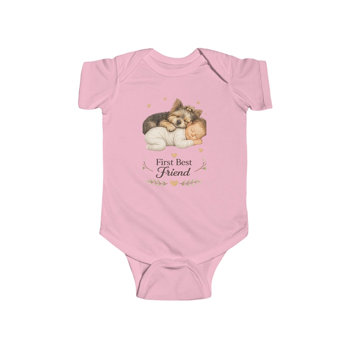 First Best Friend - Yorkie | Baby Bodysuit