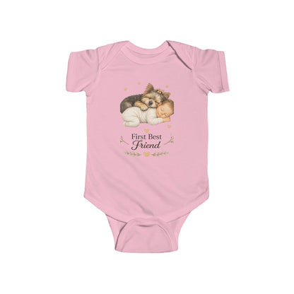 First Best Friend - Yorkie | Baby Bodysuit