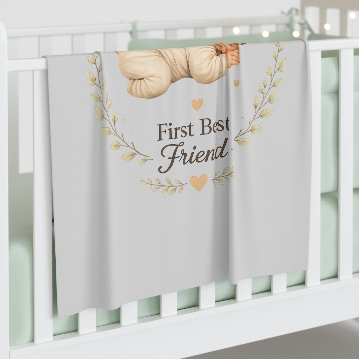 First Best Friend - Golden Retriever | Swaddle Blanket