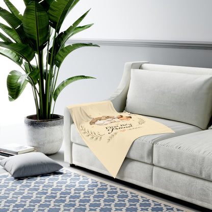First Best Friend - Pit Bull | Baby Swaddle Blanket