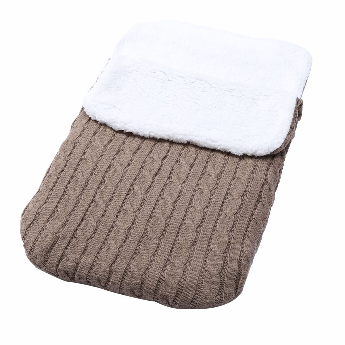 Warm Fleece-lined Baby Wool Sleeping Bag for Stroller