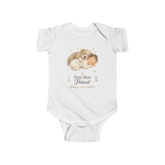 First Best Friend - Pit Bull |  Baby Bodysuit