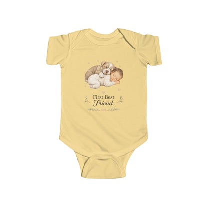 First Best Friend - Pit Bull |  Baby Bodysuit