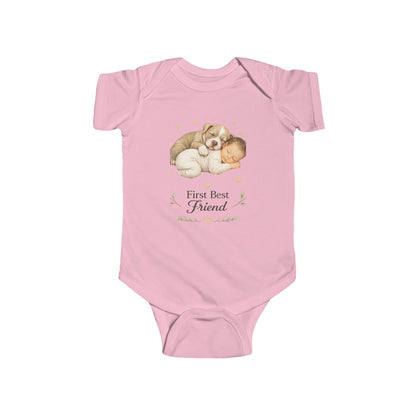 First Best Friend - Pit Bull |  Baby Bodysuit