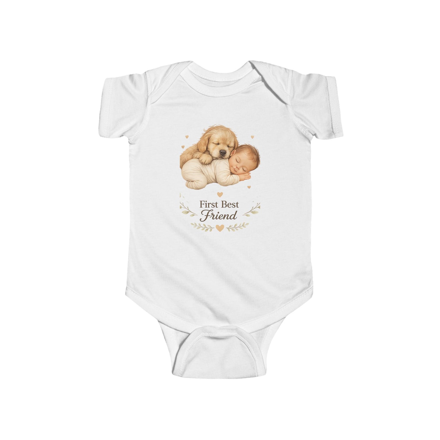 First Best Friend - Golden Retriever | Baby Bodysuit