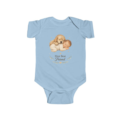 First Best Friend - Golden Retriever | Baby Bodysuit