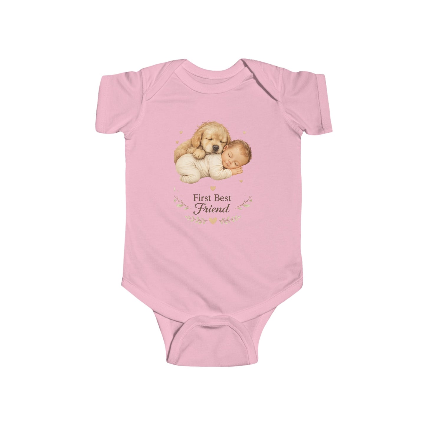 First Best Friend - Golden Retriever | Baby Bodysuit
