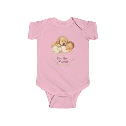 First Best Friend - Golden Retriever | Baby Bodysuit
