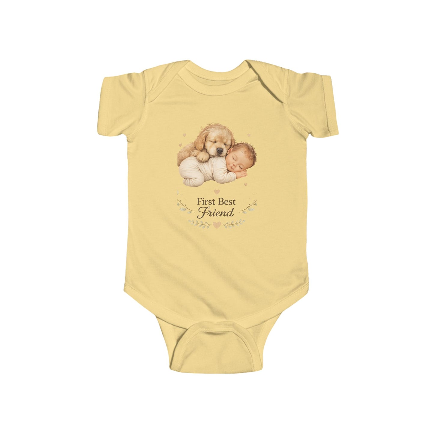 First Best Friend - Golden Retriever | Baby Bodysuit