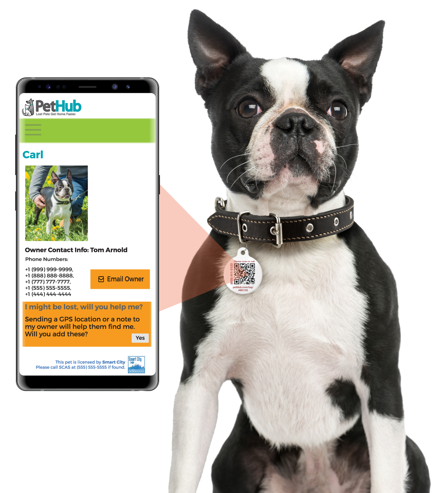 QR Pet ID Tag – Get Me Home