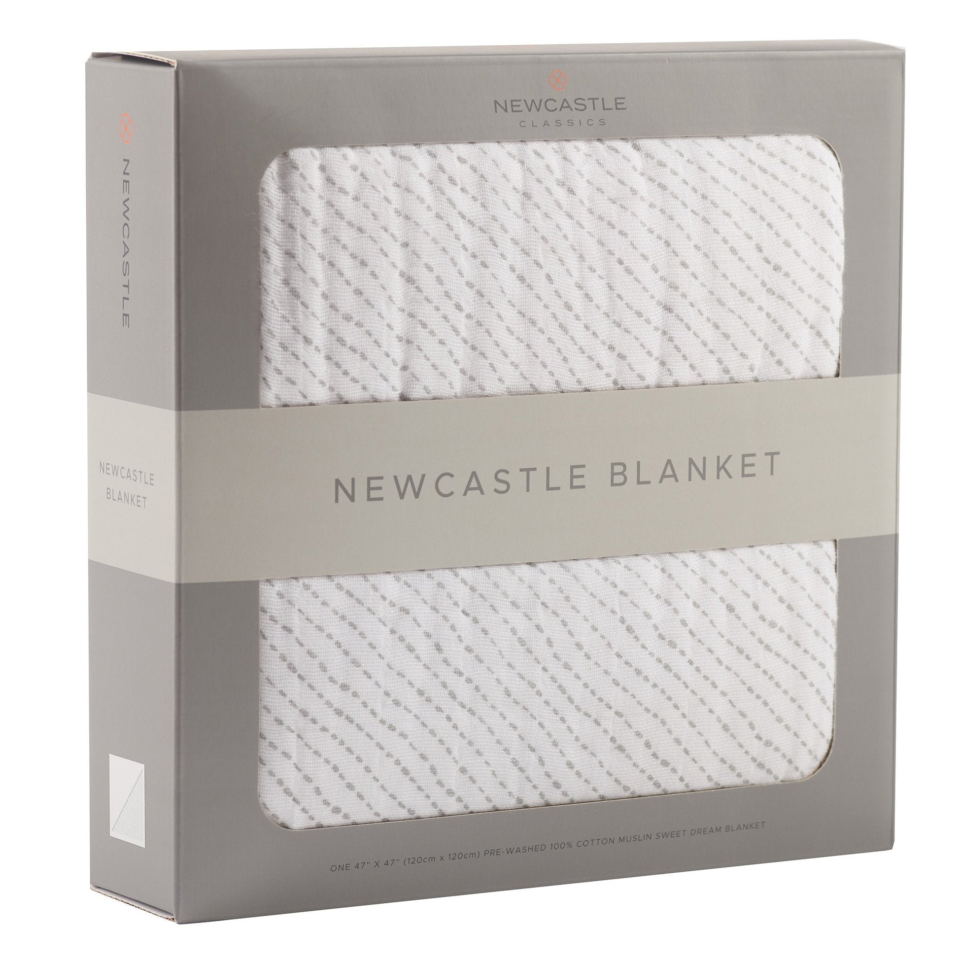 Spotted Wave Cotton Muslin Newcastle Blanket-2