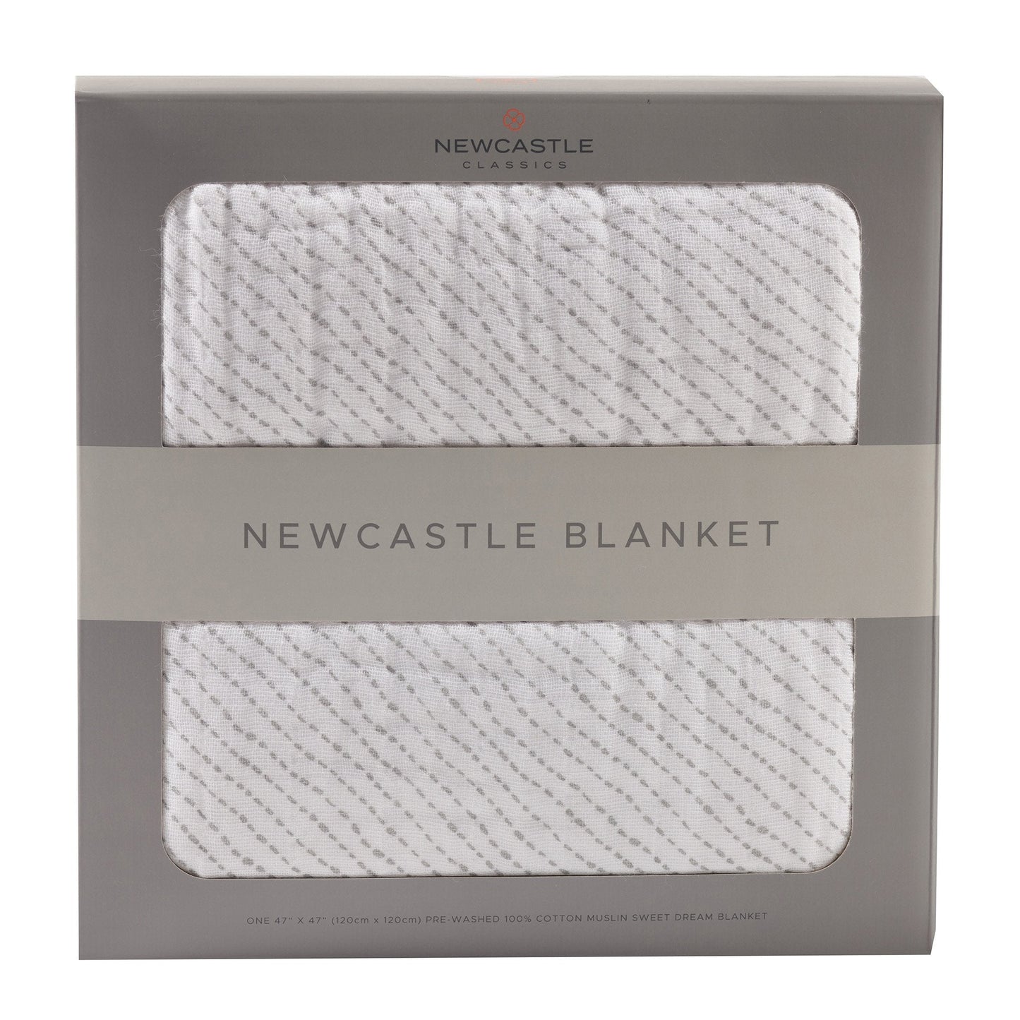 Spotted Wave Cotton Muslin Newcastle Blanket-0