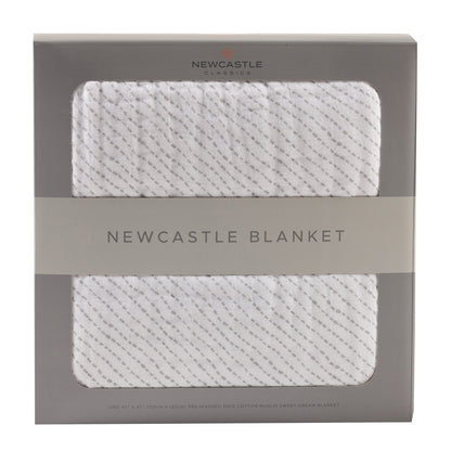 Spotted Wave Cotton Muslin Newcastle Blanket-0