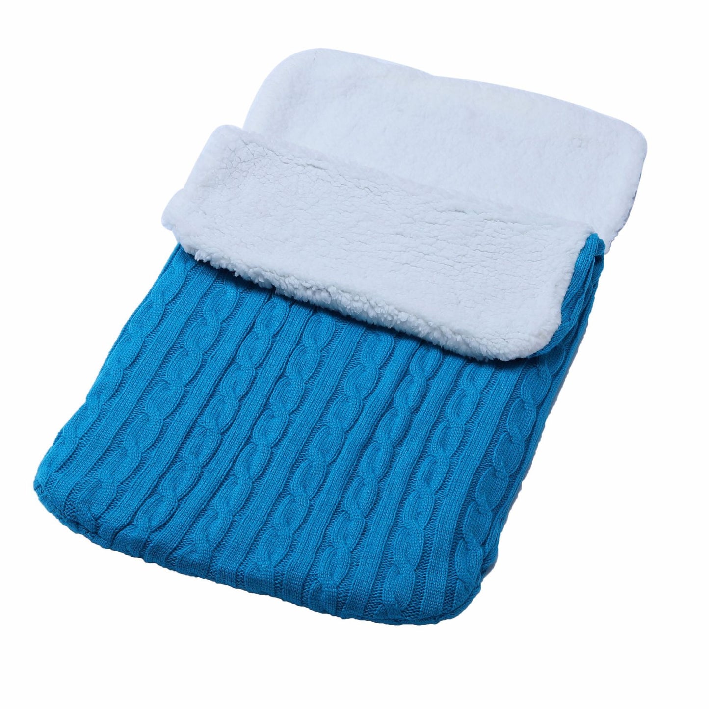 Warm Fleece-lined Baby Wool Sleeping Bag for Stroller