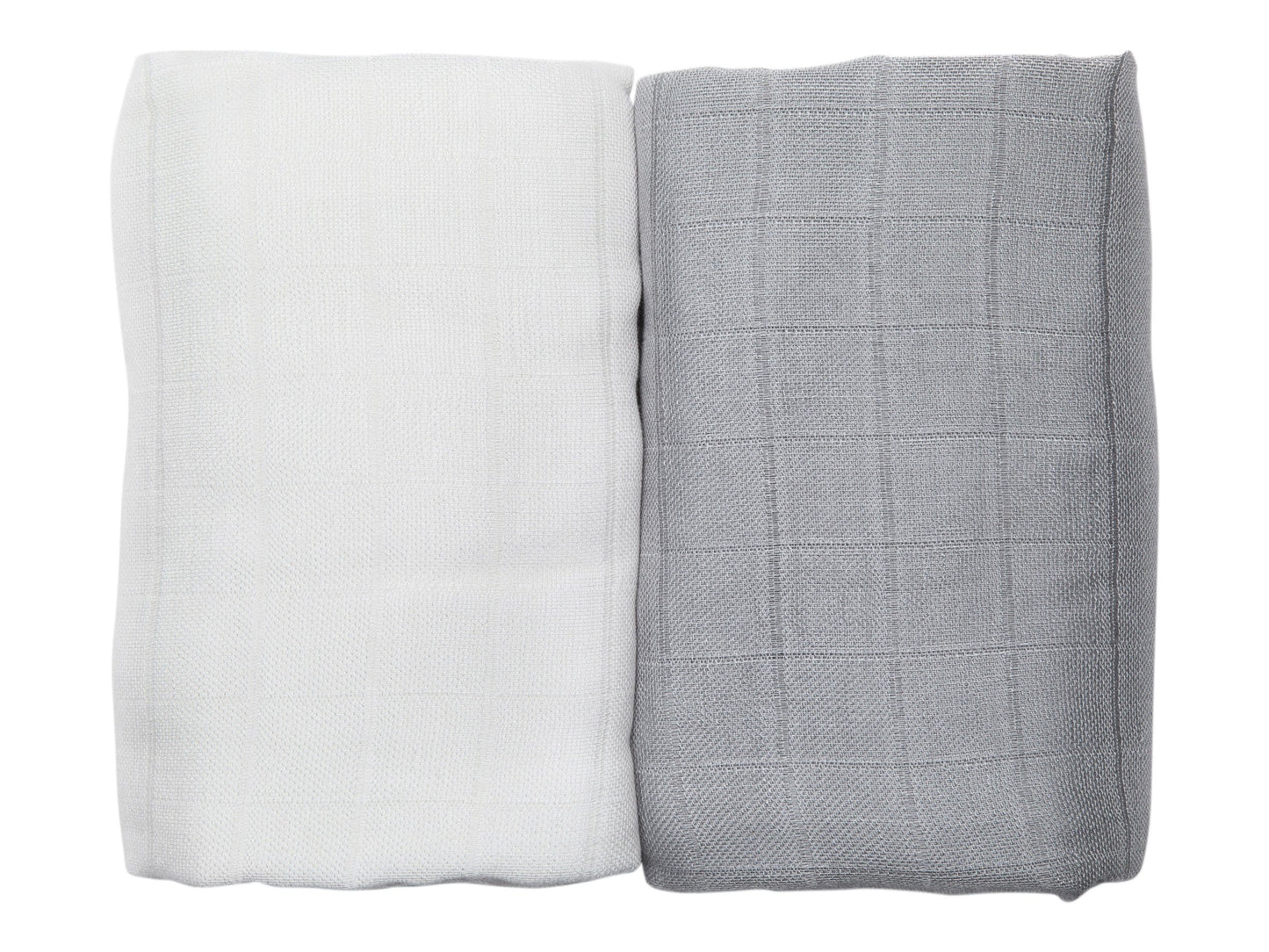 Muslin Blanket Grey / White-2