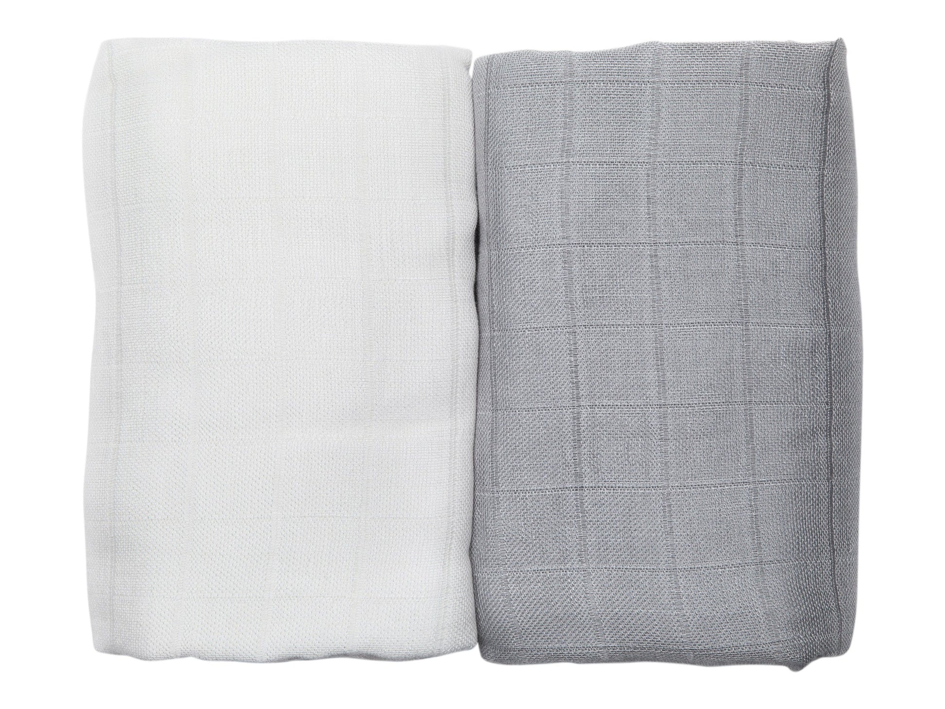 Muslin Blanket Grey / White-2