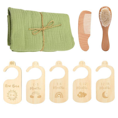Baby Born Gift Set with Skin-friendly Towel and Brush
